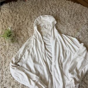 Aerie offline oversized cozy comfy super cute big white loungey women’s Hoodie